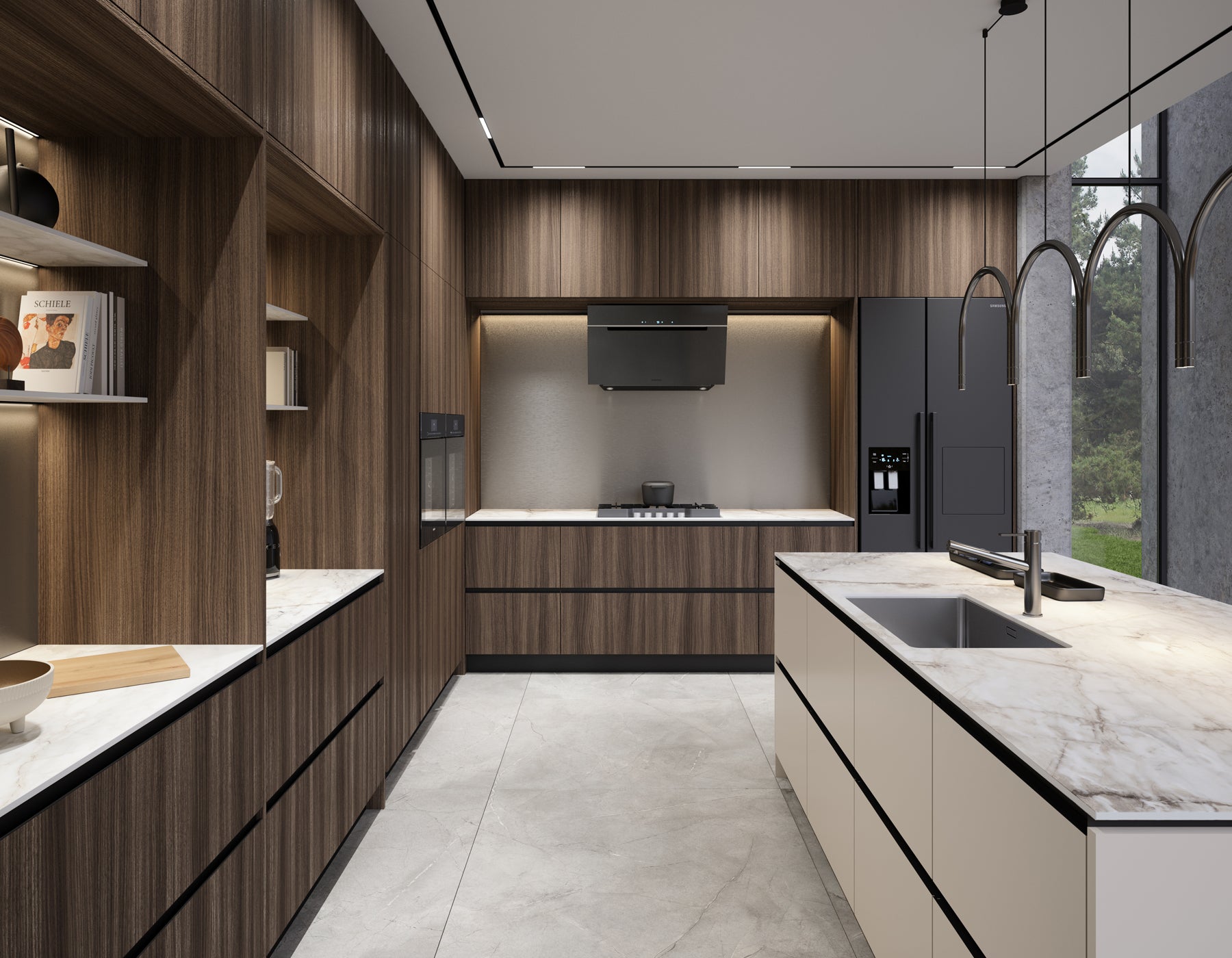 Placă decorativă SPC – K5981 Cashmere