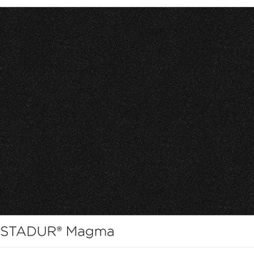 Baterie bucătărie Schock Laios Cristadur Magma cu cap extractibil, aspect granit, cartuș ceramic, negru metalizat