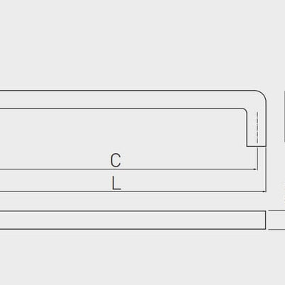 Mâner mobilă BAGIO, negru mat