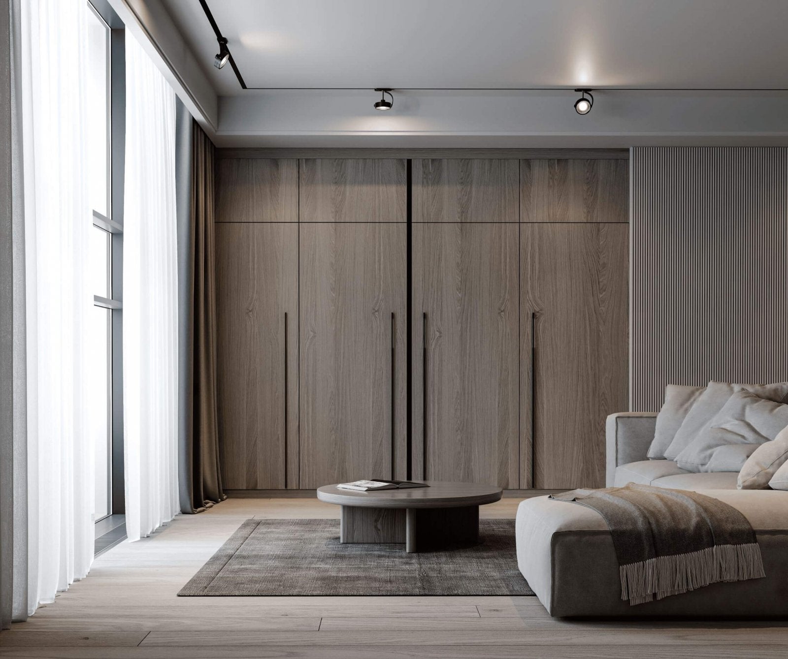 Mâner mobilă EXTEND – 1200 mm, negru mat