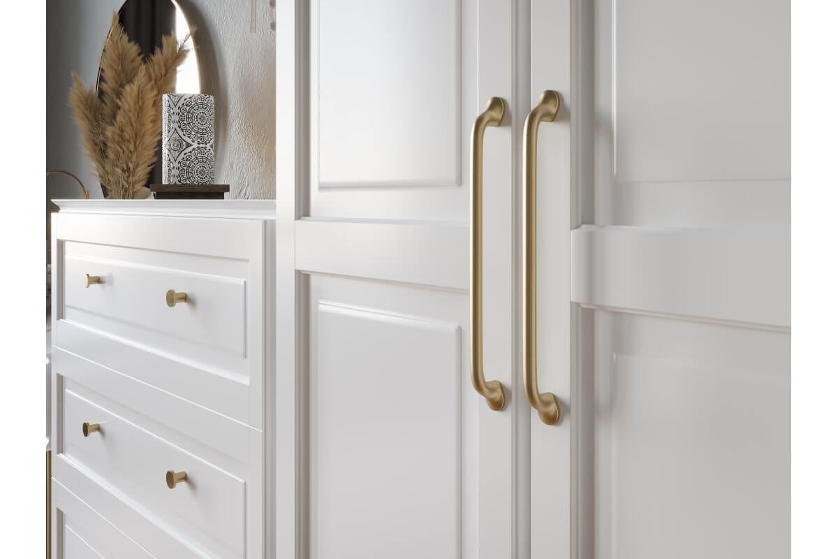 Mâner mobilă FABRICIO – brushed gold