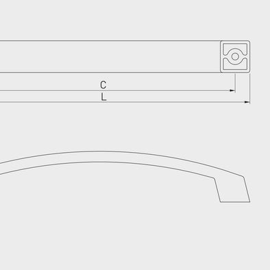 Mâner mobilă GO, cromat