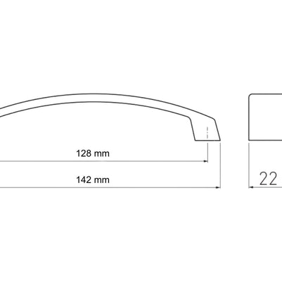 Mâner mobilă G1, aluminiu
