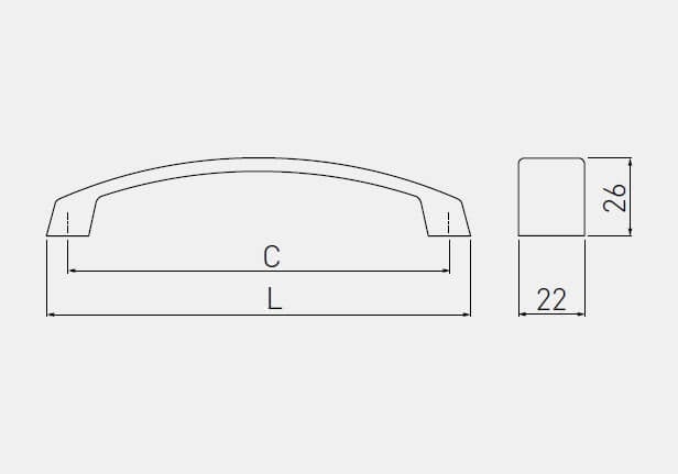Mâner mobilă G1, inox
