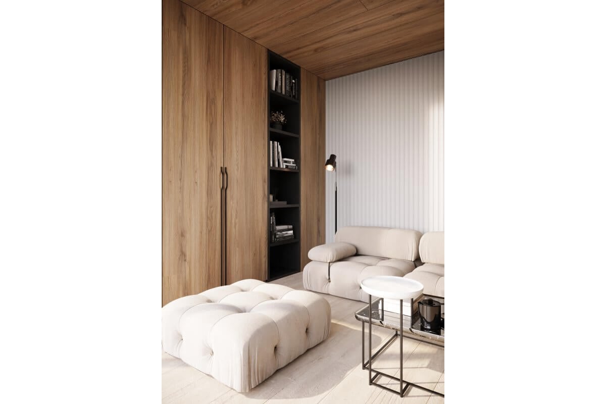 Mâner mobilă GRAVEL LONG – negru mat