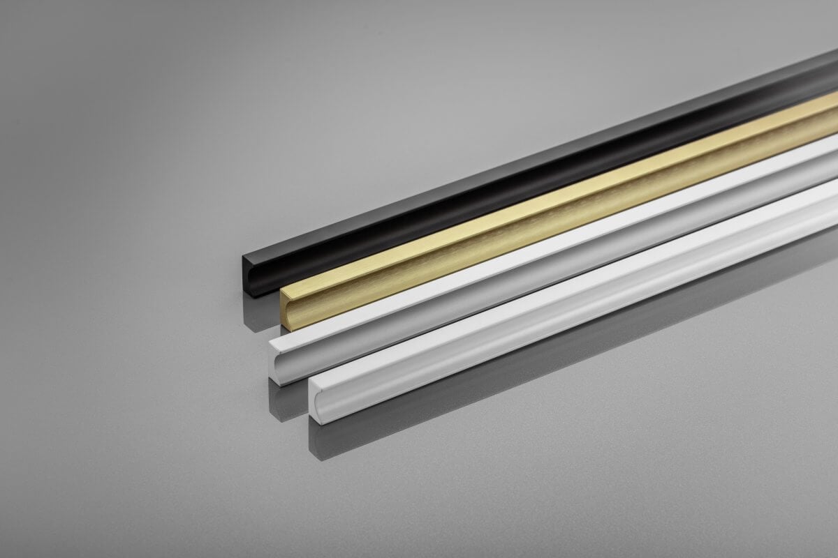 Mâner mobilă GROOVE – brushed gold