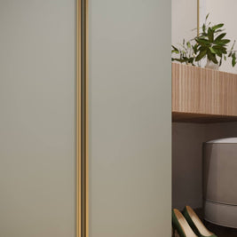 Mâner mobilă GROOVE – brushed gold