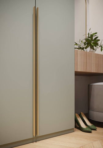 Mâner mobilă GROOVE – brushed gold