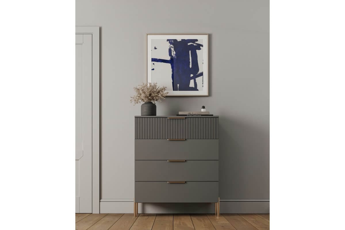 Mâner mobilă HEXA, brushed gold