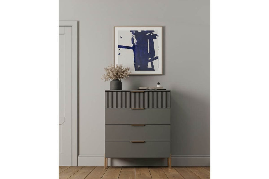 Mâner mobilă HEXA, brushed gold