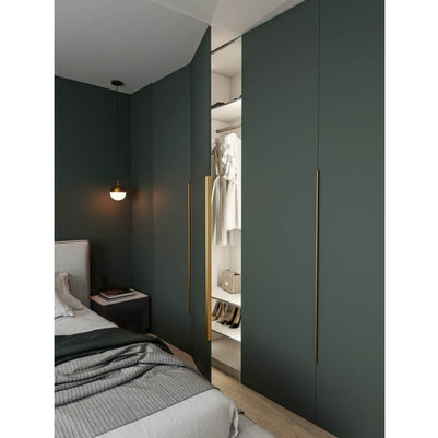 Mâner mobilă HEXA LONG 1200 mm, brushed gold