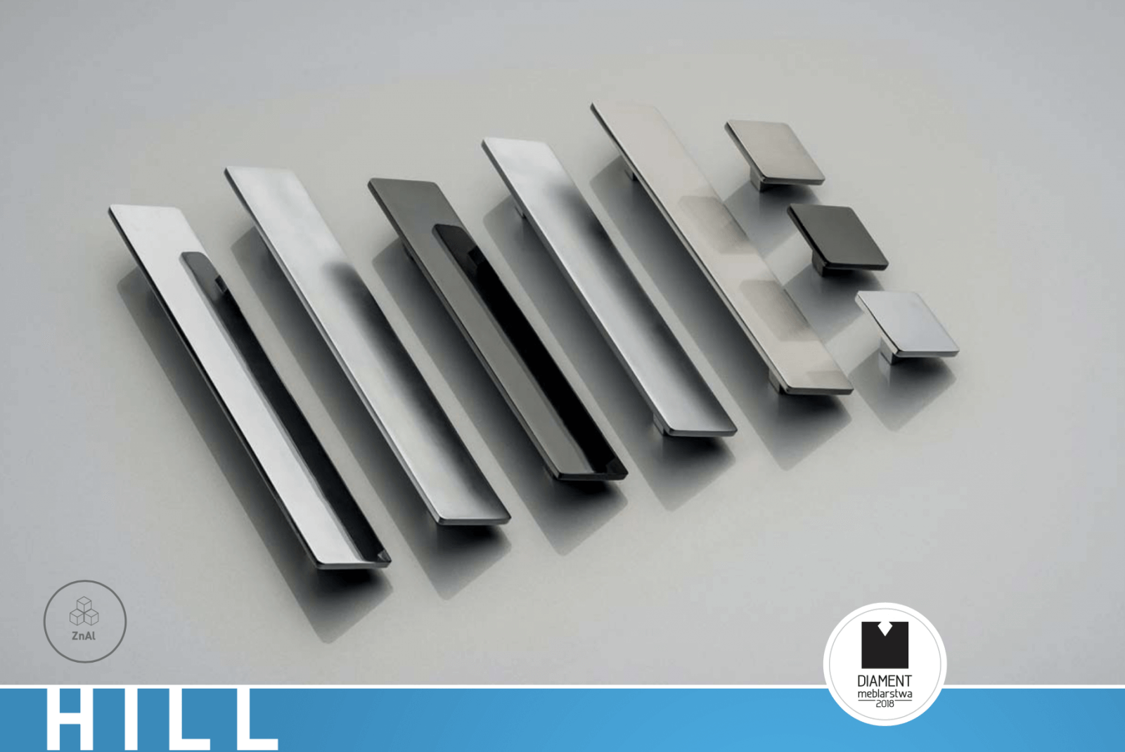 Mâner mobilă HILL 128 mm, cromat