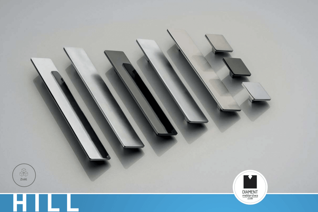 Mâner mobilă HILL 128 mm, cromat