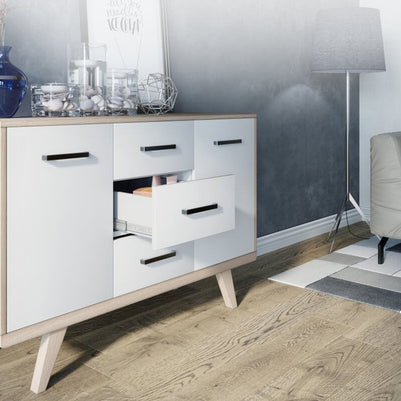 Mâner mobilă MONA, negru crom