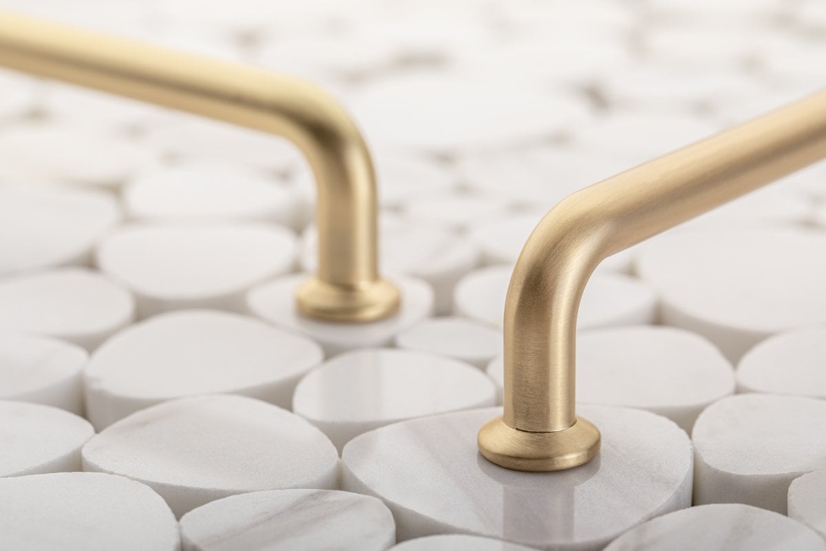 Mâner mobilă NORD, brushed gold