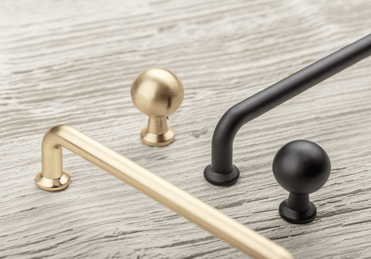 Mâner mobilă NORD, brushed gold