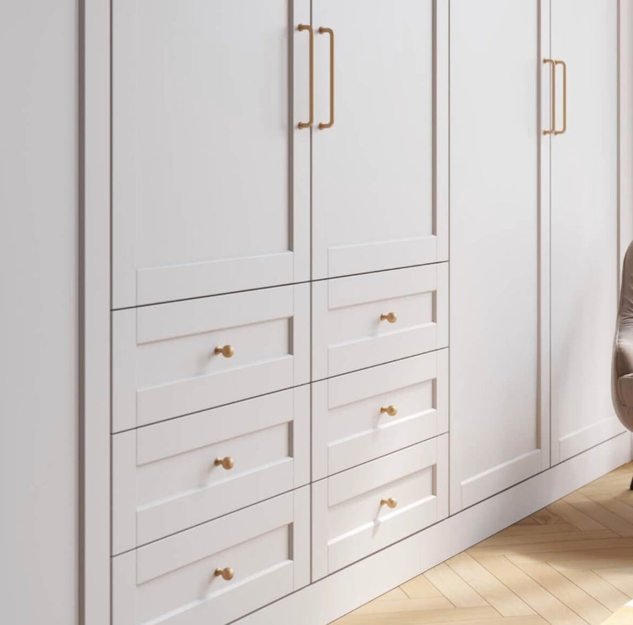 Mâner mobilă NORD, brushed gold