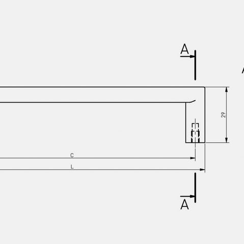 Mâner mobilă NYXA – brushed gold