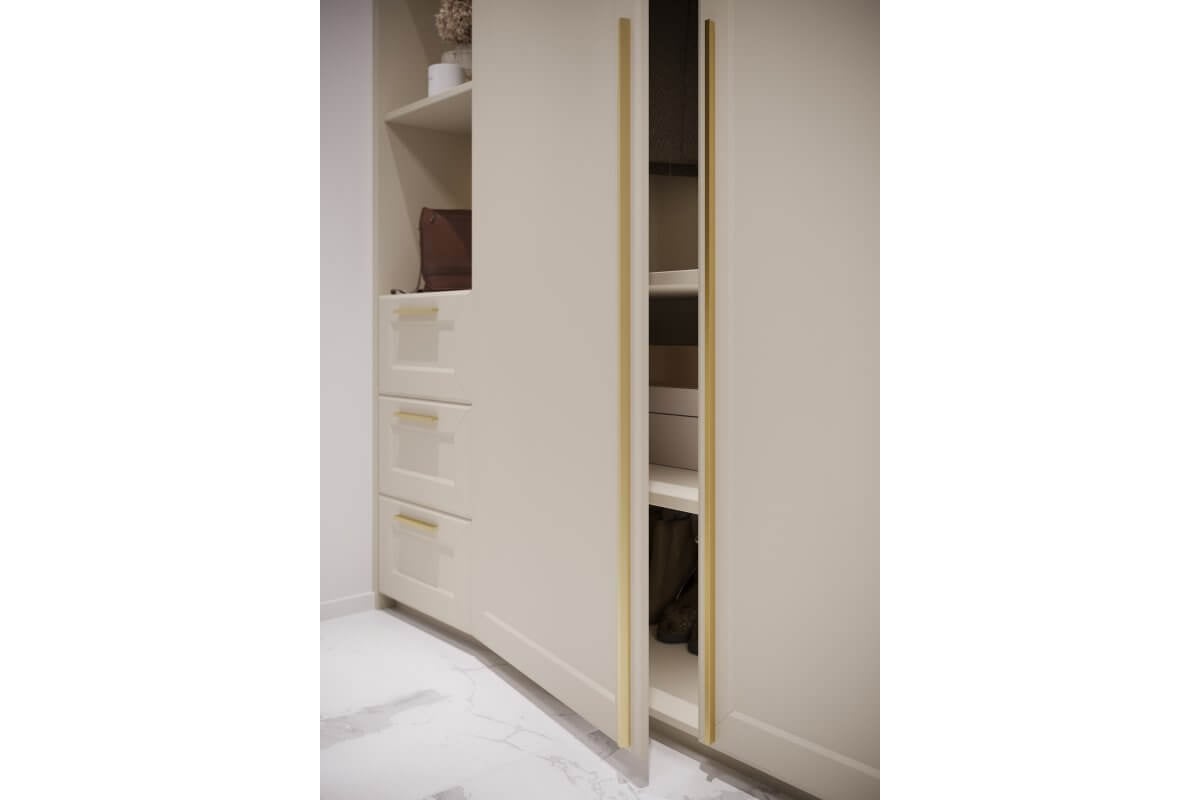 Mâner mobilă PILLAR – brushed gold