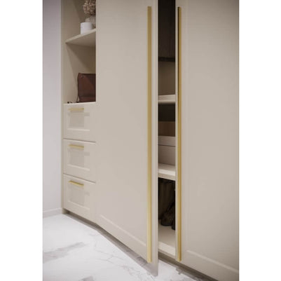 Mâner mobilă PILLAR – brushed gold