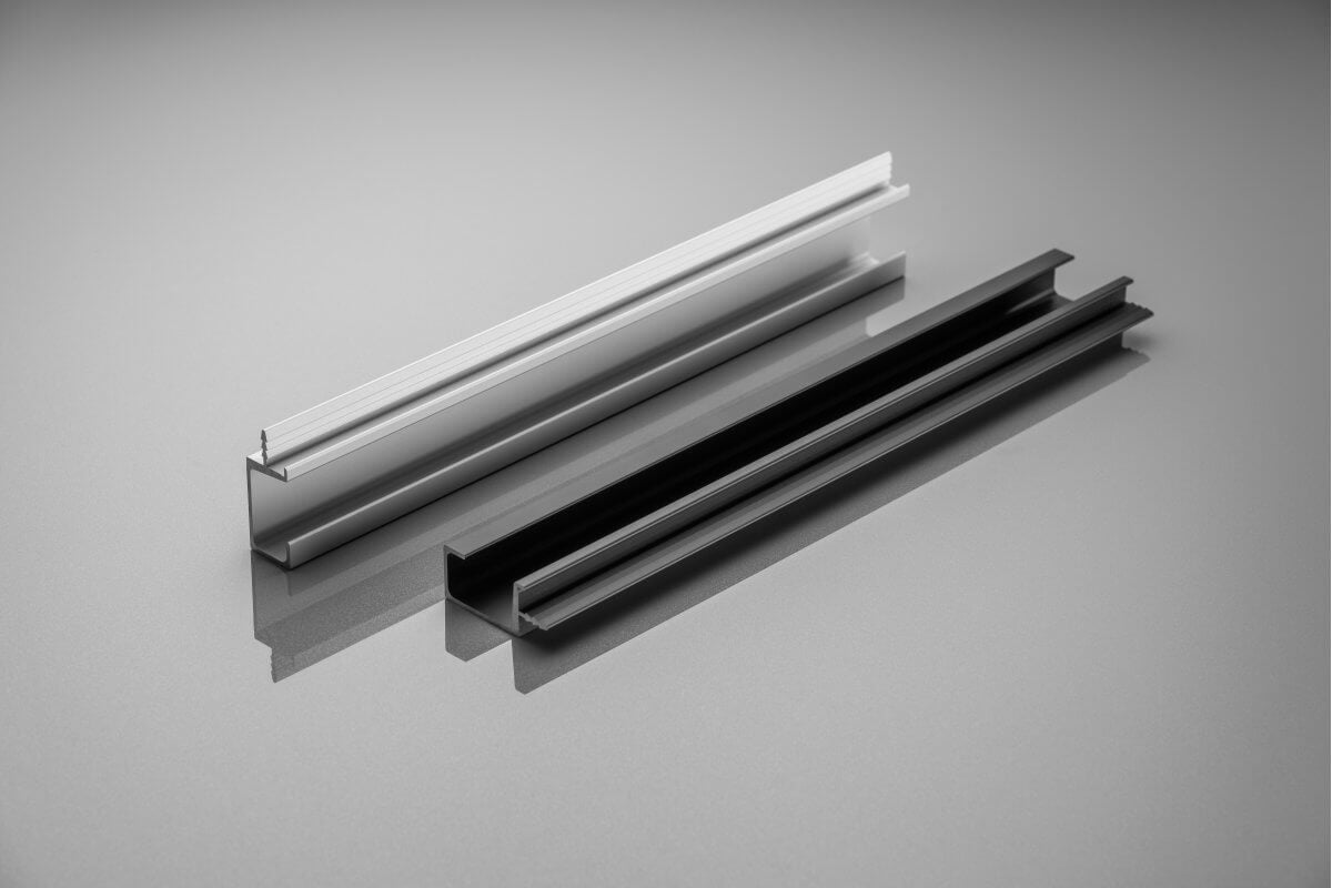 Mâner profil C 3.5 m, aluminiu