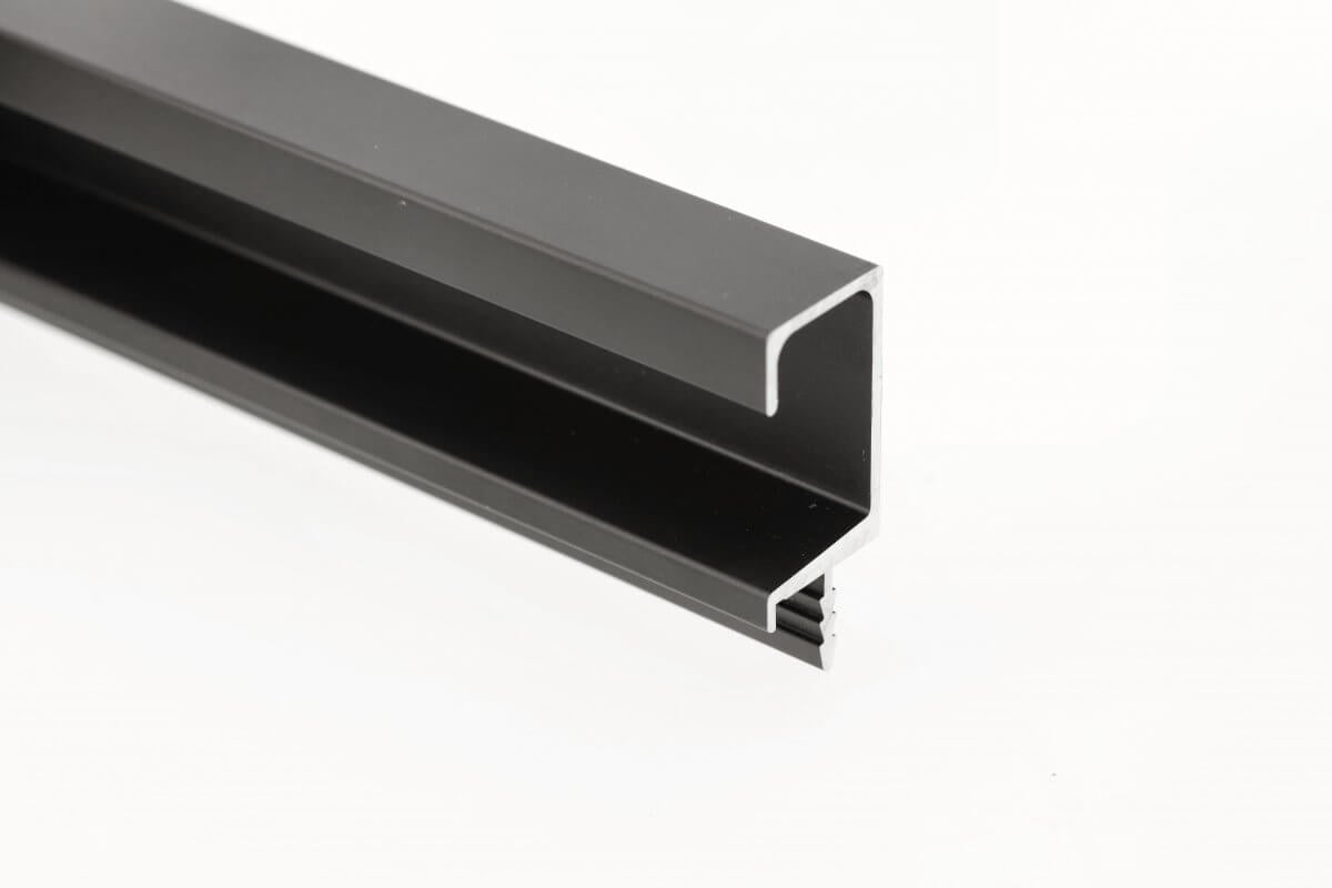 Mâner profil C 3.5 m, negru