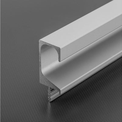 Mâner profil C 3.5 m, aluminiu