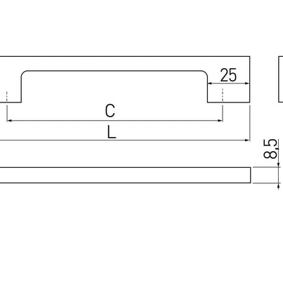 Mâner mobilă ZAMAK – cupru