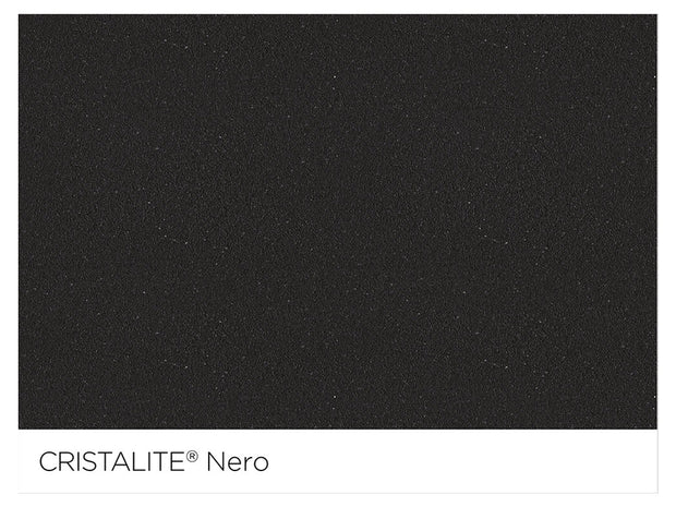 Baterie bucătărie Schock Fonos Cristalite Nero, aspect granit, cartuș ceramic, negru