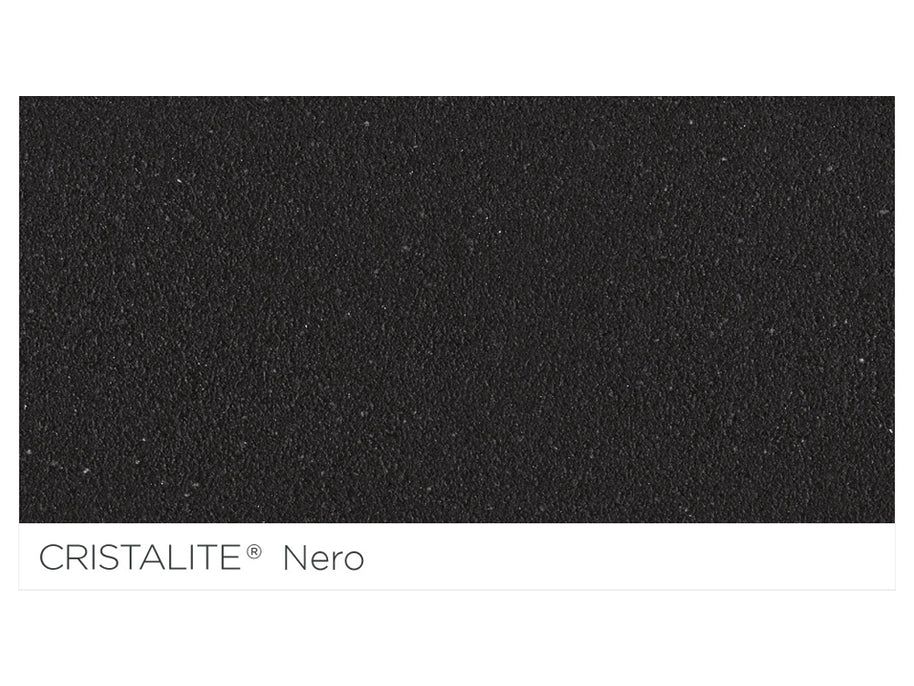 Baterie bucătărie Schock Plutos Cristalite Nero, aspect granit, cartuș ceramic, negru