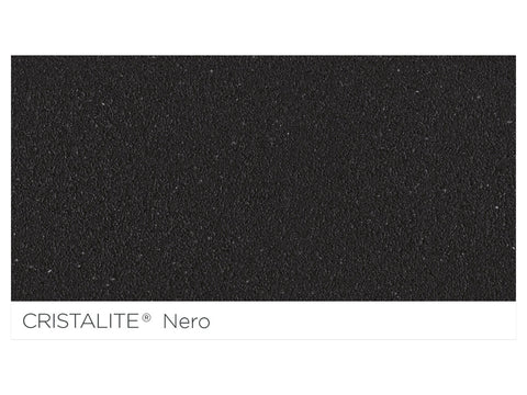 Baterie bucătărie Schock Plutos Cristalite Nero, aspect granit, cartuș ceramic, negru