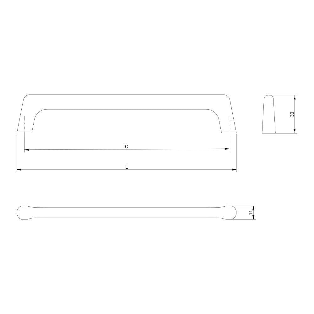 Mâner mobilă OCTAVIO – cromat