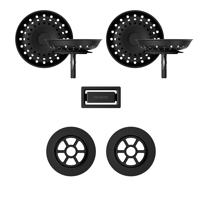 Părți vizibile Schock pentru chiuvetă cu kit de scurgere manual GREN200 PRED150 Puro