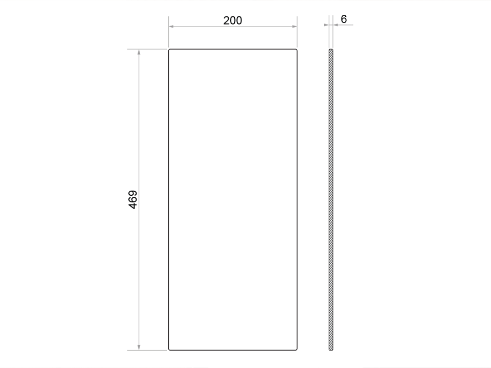 Placă de tăiere Workstation 460, neagră