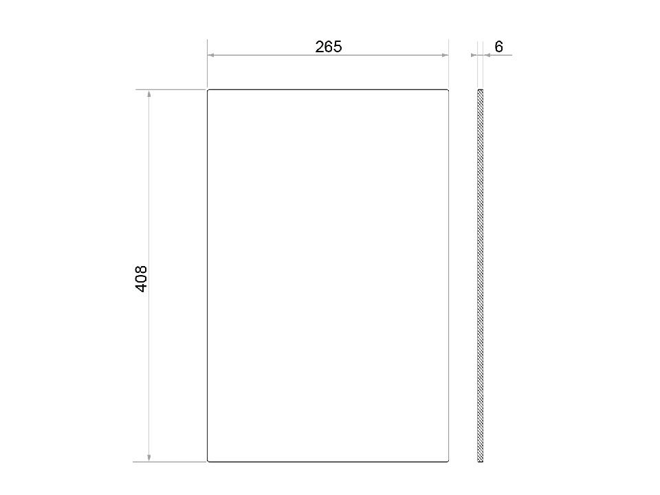Placă de tăiat Workstation 410 Wide, neagră