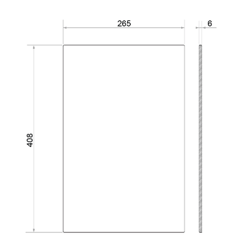 Placă de tăiat Workstation 410 Wide, neagră