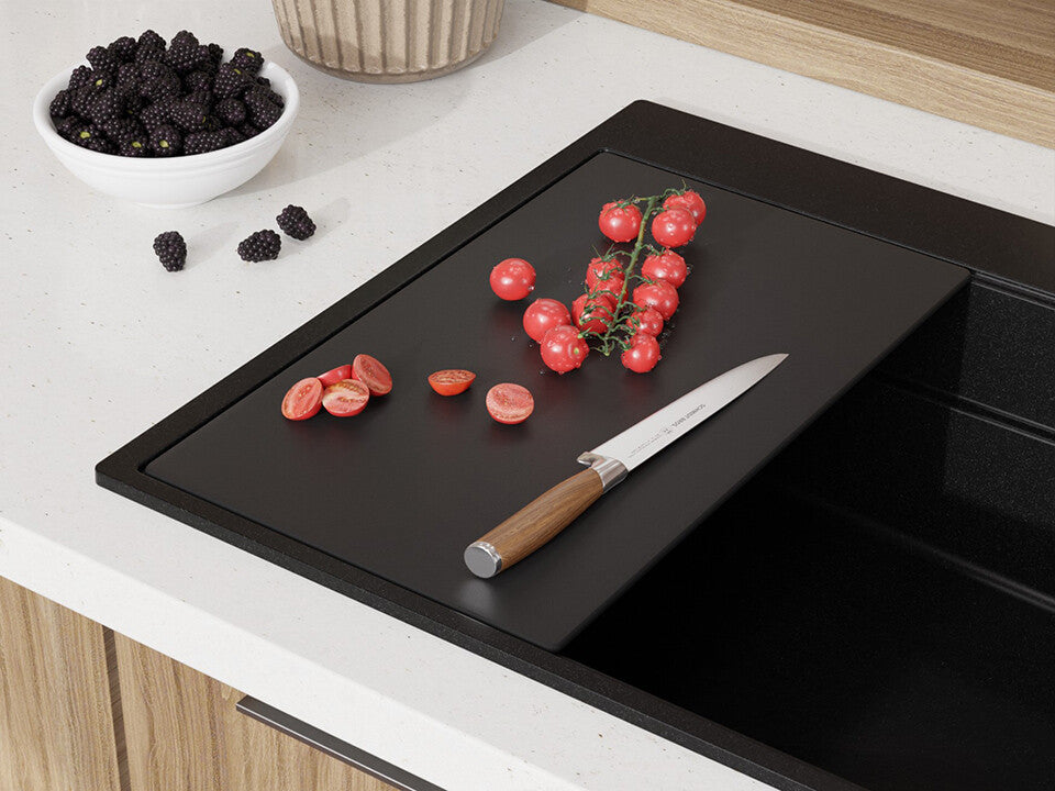 Placă de tăiat Workstation 440 Wide, neagră