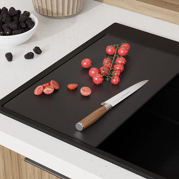 Placă de tăiat Workstation 440 Wide, neagră