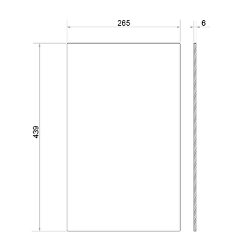 Placă de tăiat Workstation 440 Wide, neagră