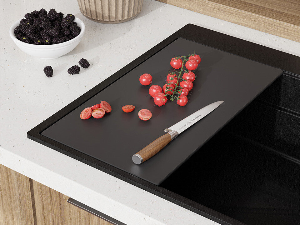 Placă de tăiere Workstation 460 Wide, neagră