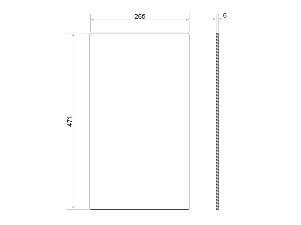 Placă de tăiere Workstation 460 Wide, neagră