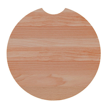 Placă de tăiat Workstation rotundă 410x410 (2 bucăți), lemn de fag