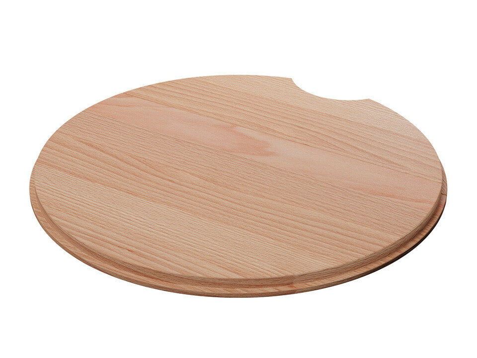 Placă de tăiat Workstation rotundă 410x410 (2 bucăți), lemn de fag