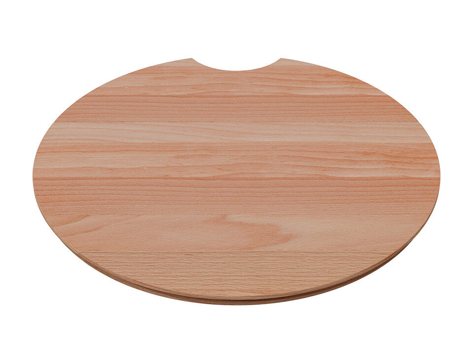 Placă de tăiat Workstation rotundă 410x410 (2 bucăți), lemn de fag