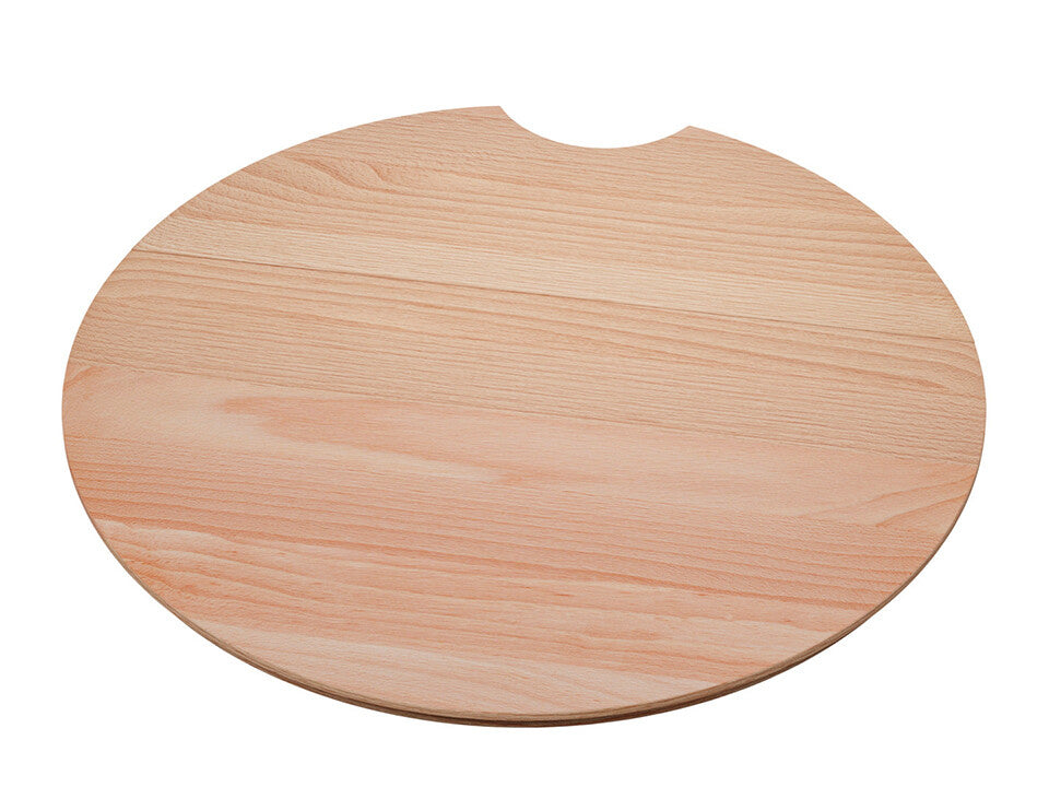Placă de tăiat Workstation rotundă 440x440 (2 bucăți), lemn de fag