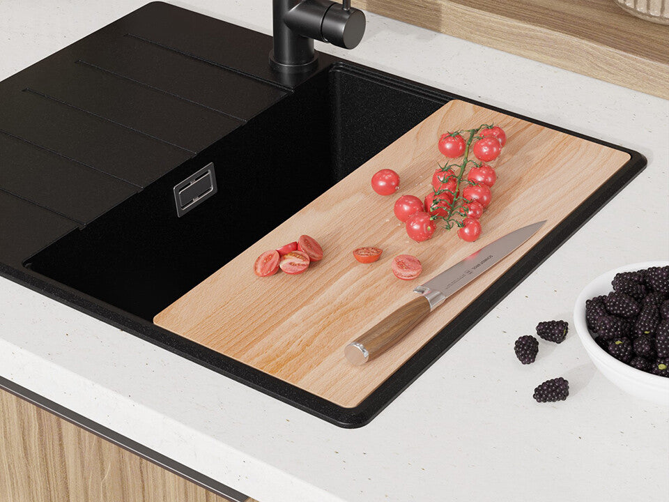 Placă de tăiat Workstation 470 Flushmount, lemn de fag