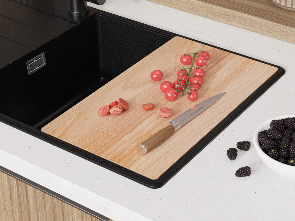 Placă de tăiat Workstation 470 Wide Flushmount, lemn de fag