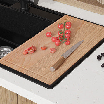 Placă de tăiat Workstation 500 Flushmount, lemn de fag