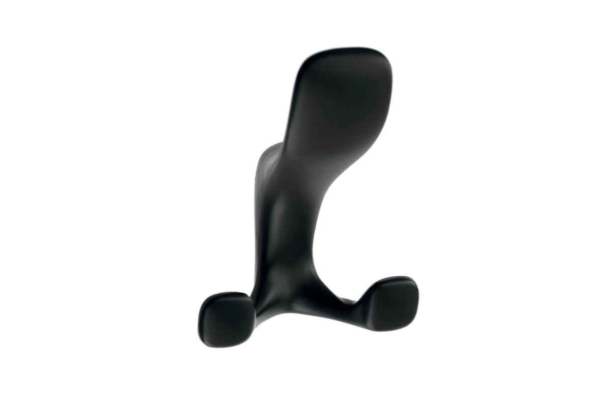 Agățătoare cuier TOLEDO Ao 78x104 mm, negru mat