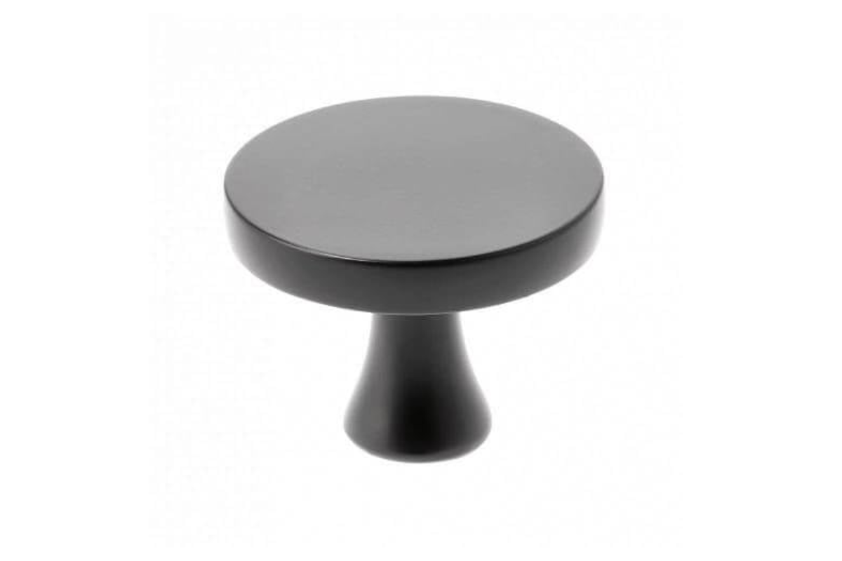 Buton mobilă DUNE 33x26 mm, negru mat